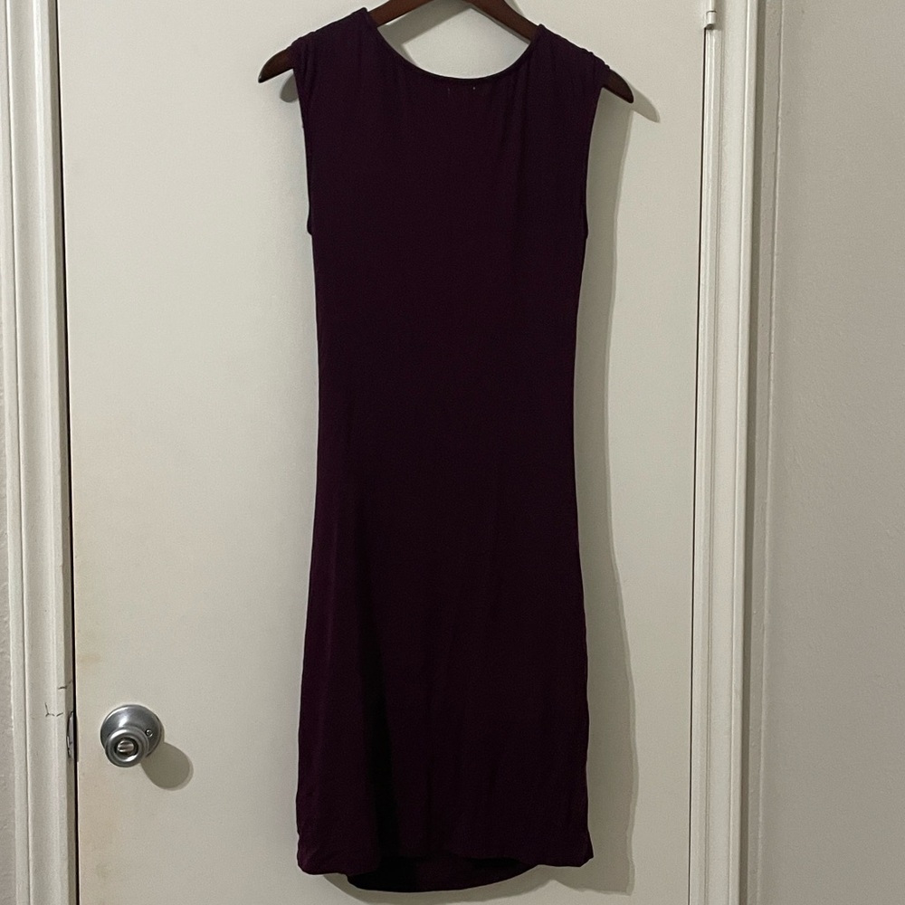 KUT from the Kloth Mollee Faux Wrap Dress Purple Stitch Fix Size 8 - Picture 3 of 7